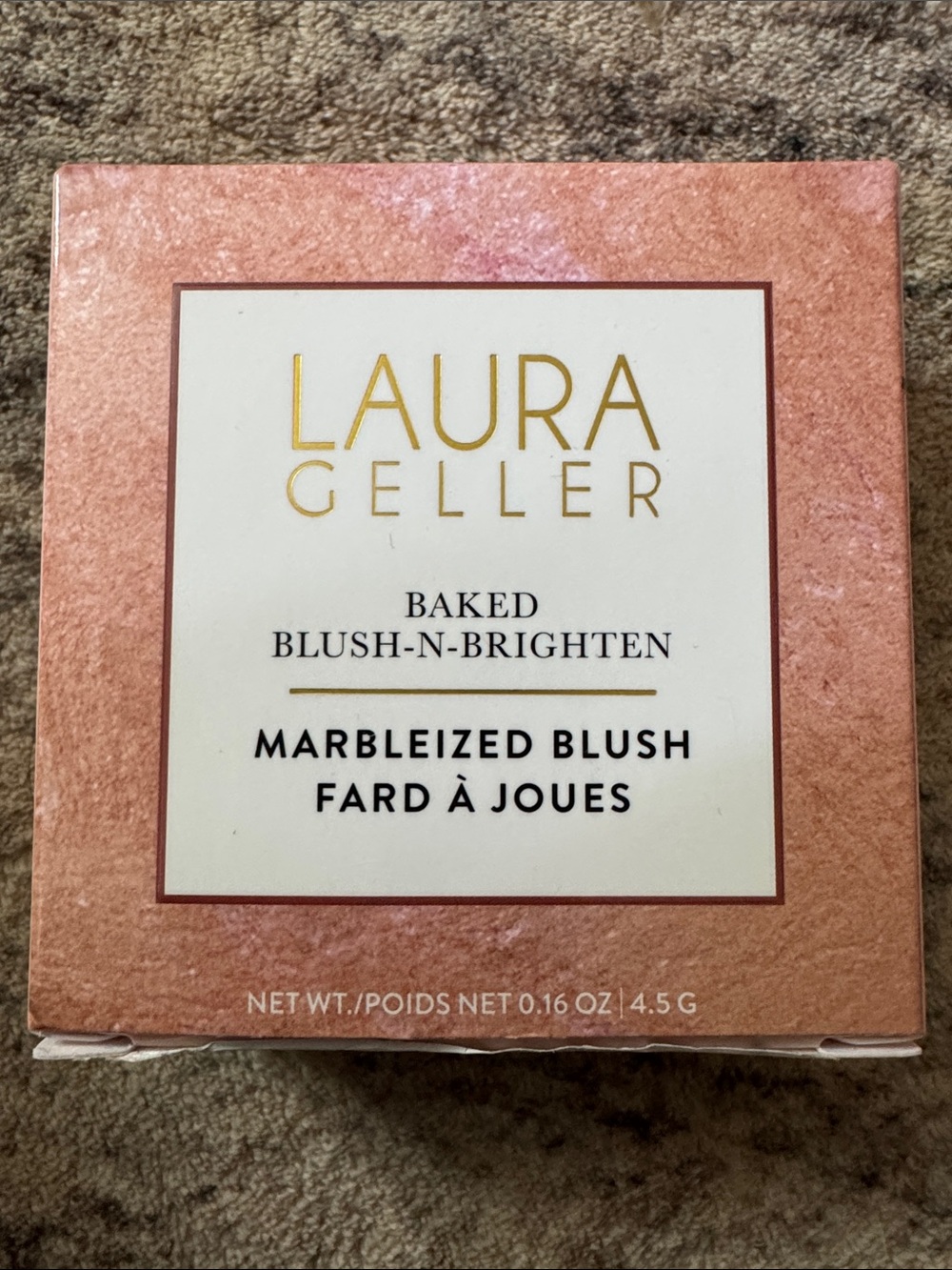 Laura Geller Marbleized Blush - Peachy Pink Tone
